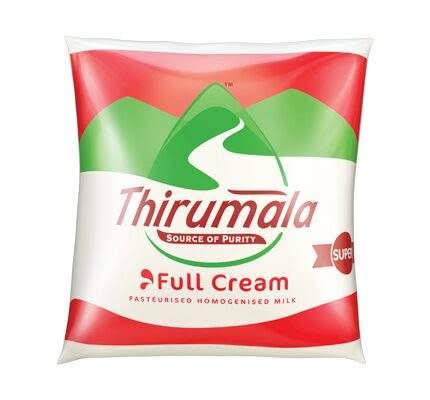 Thirumala Full Cream Milk (500 ml Pouch)