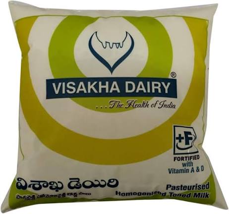 Visakha Toned Milk (500 ml Pouch)