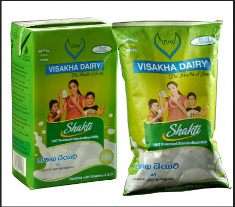 Visakha Shakti UHT Standardised Milk (1 L Tetra Pak)
