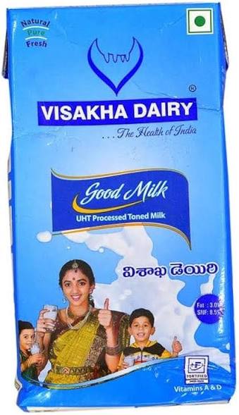 Visakha UHT Processed Toned Milk 1L