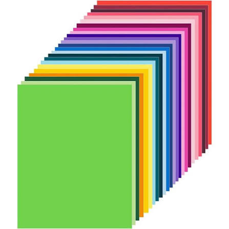 MAS Color Paper A4 Size Mix Color Craft Paper Sheets