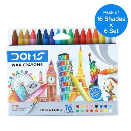 DOMS Wax Crayons