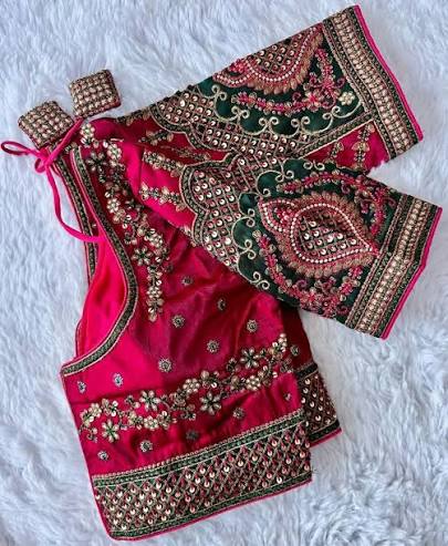 Beautiful Designer Rajwadi Wedding Blouse