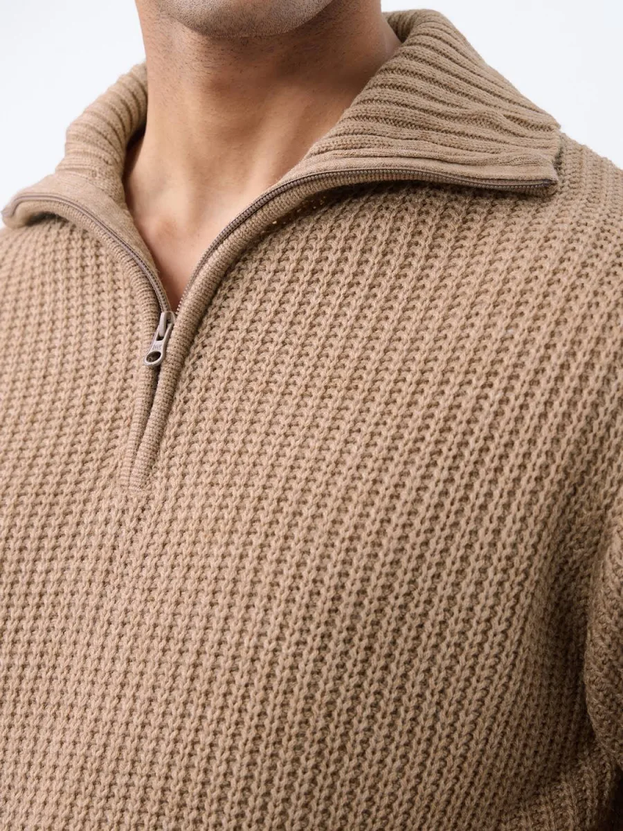 The Souled Store Men’s Essence Oversized Pullover Sweater