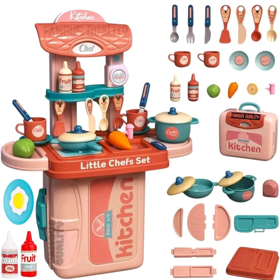 Famous Quality Big Stylish Kitchen Set for Girls