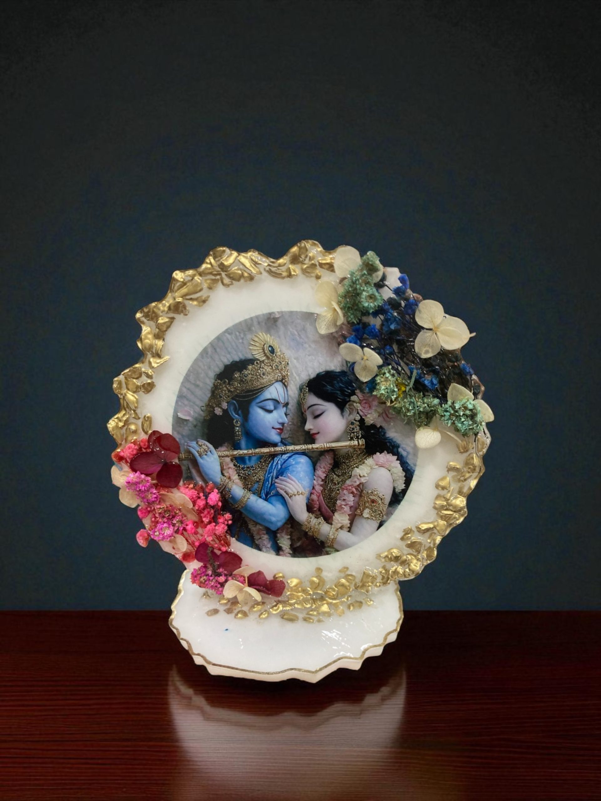 Resin Radha Krishna Frame