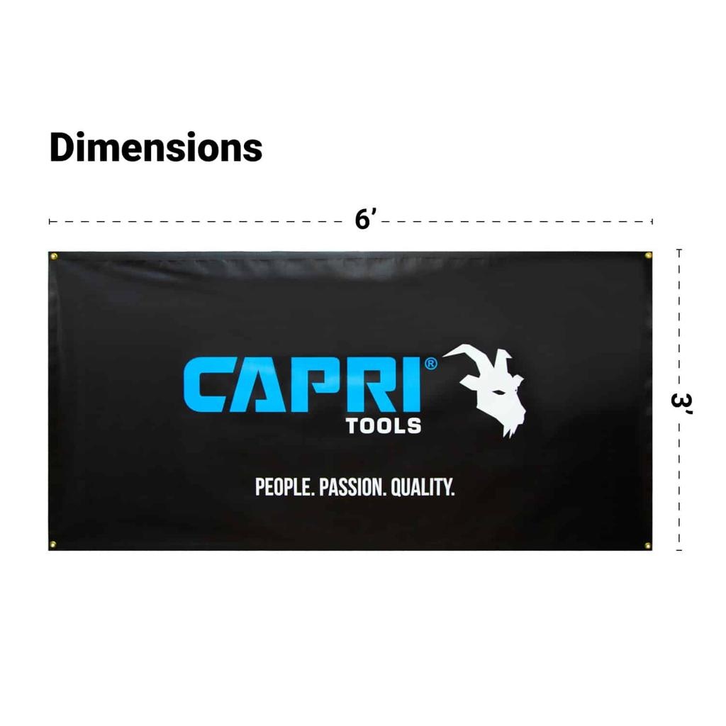 6 × 3 ft banner