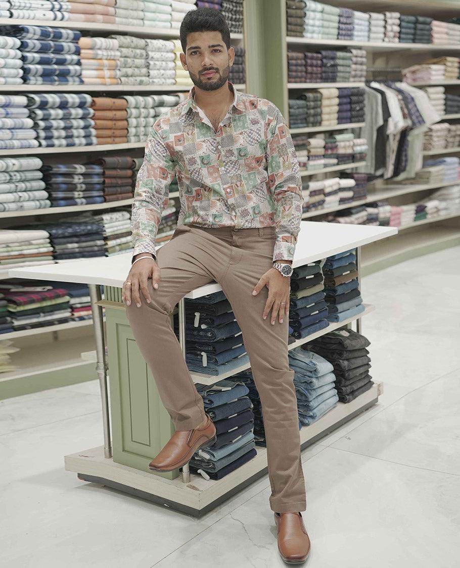 Men’s Printed Casual Shirt