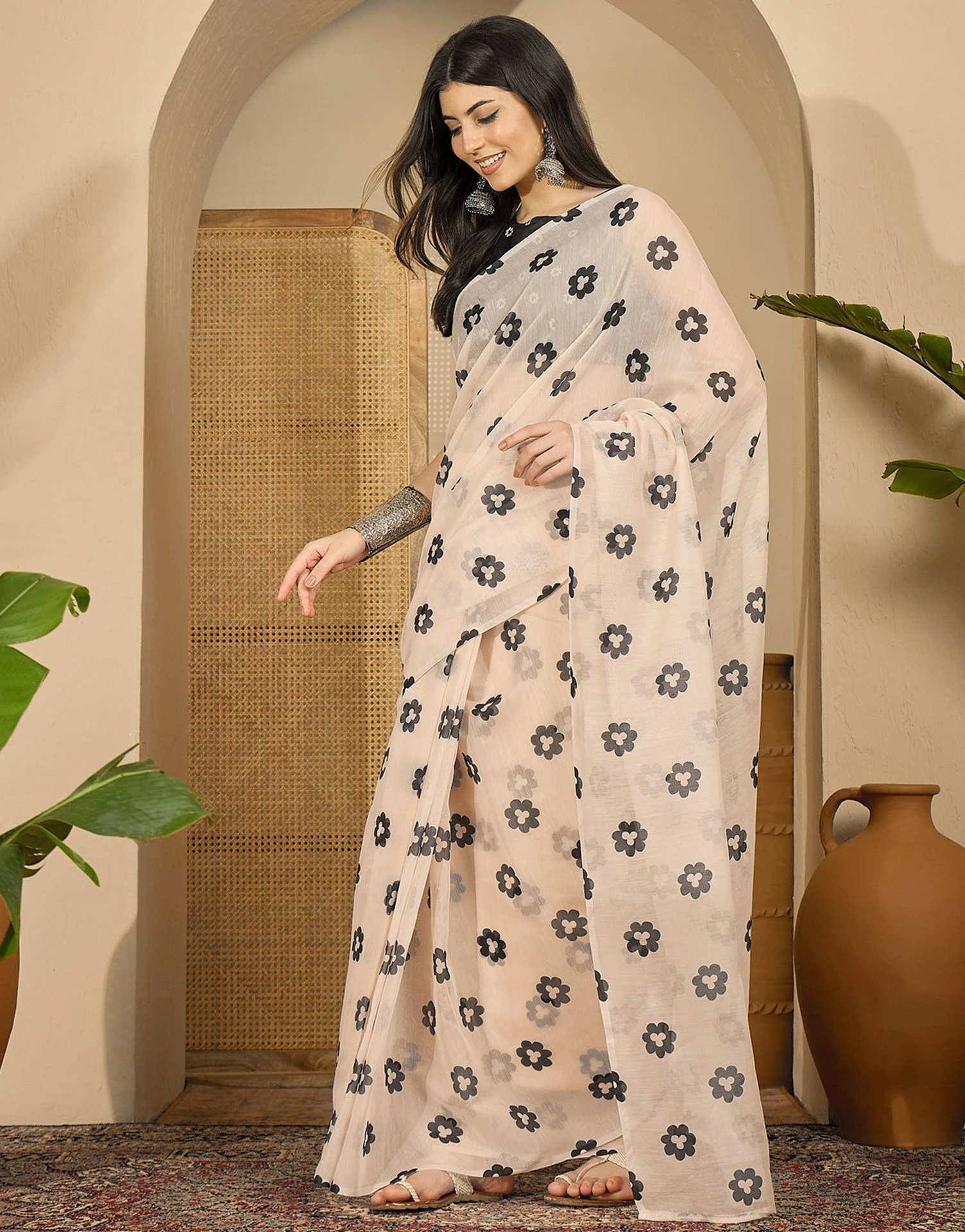 Daily Wear Linen Saree