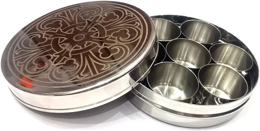 Stainless Steel Pooja Samagridaan – 7 Bowls