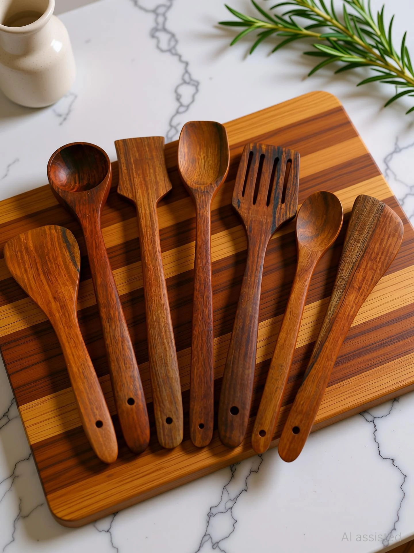 Woodykart Wood Serving Spoon