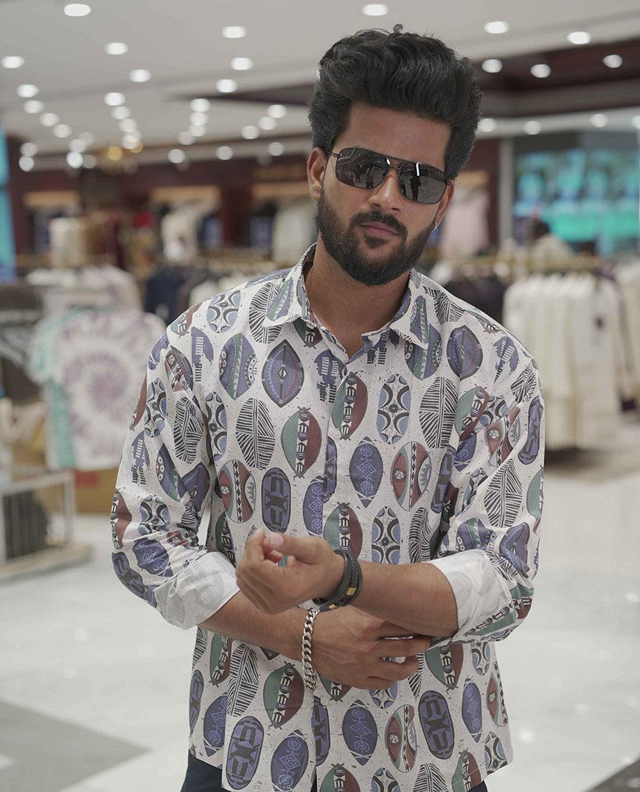 Men’s Printed Casual Shirt