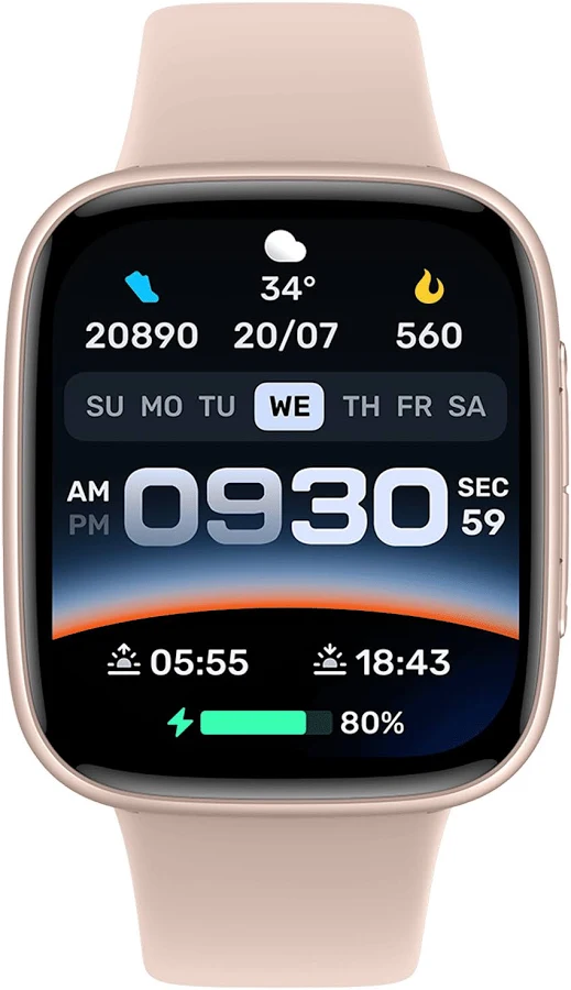 Croma Velocity S1 Smartwatch with Bluetooth Calling