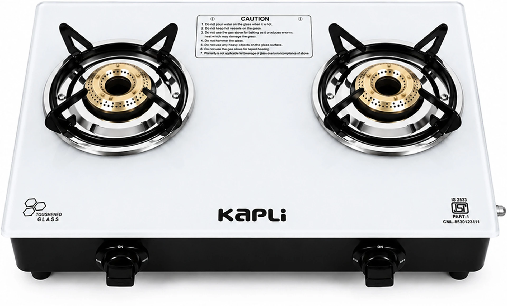 KAPLI Toughened Glass Gas Stove Cooktop Manual