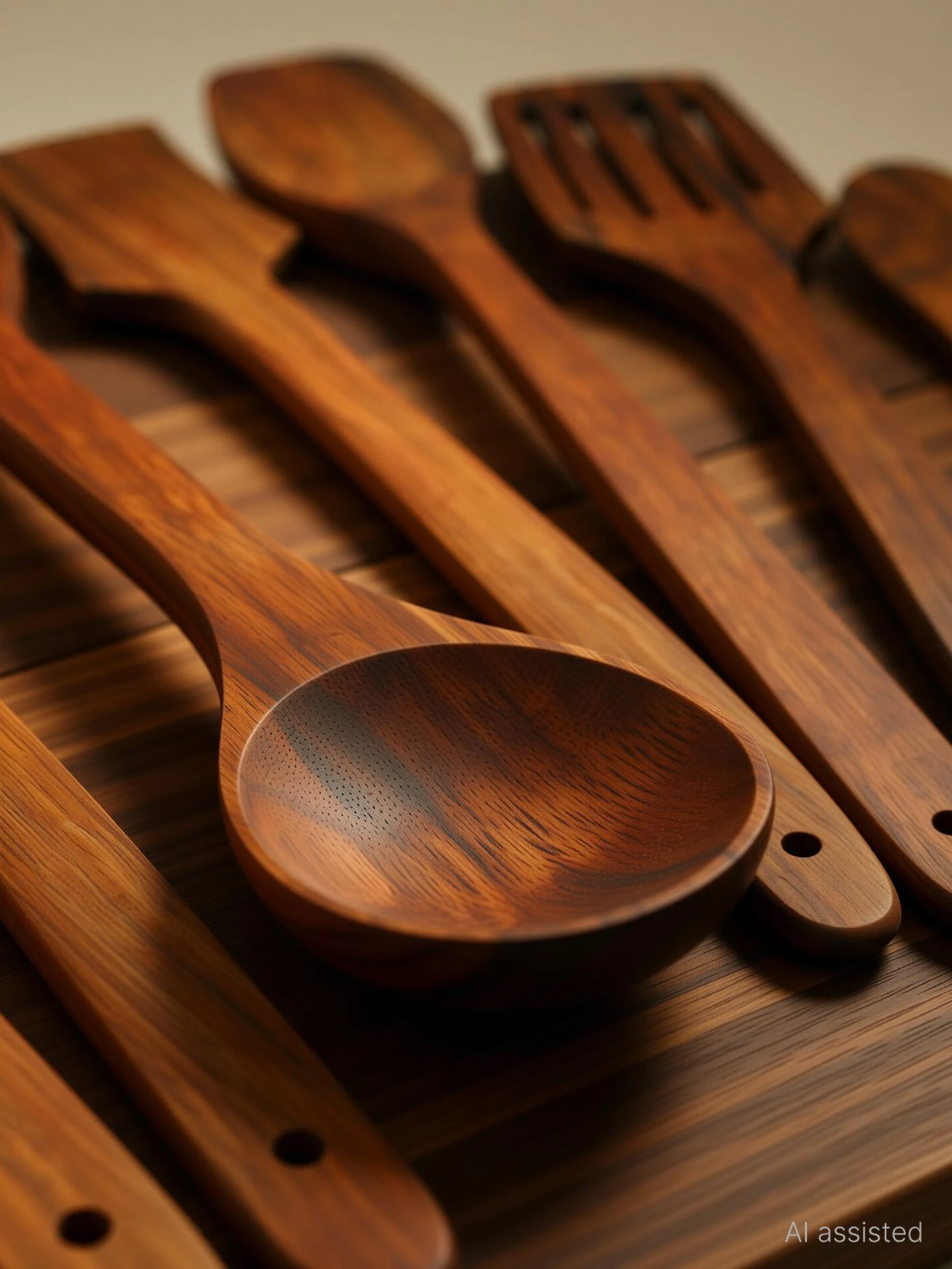 Woodykart Wood Serving Spoon