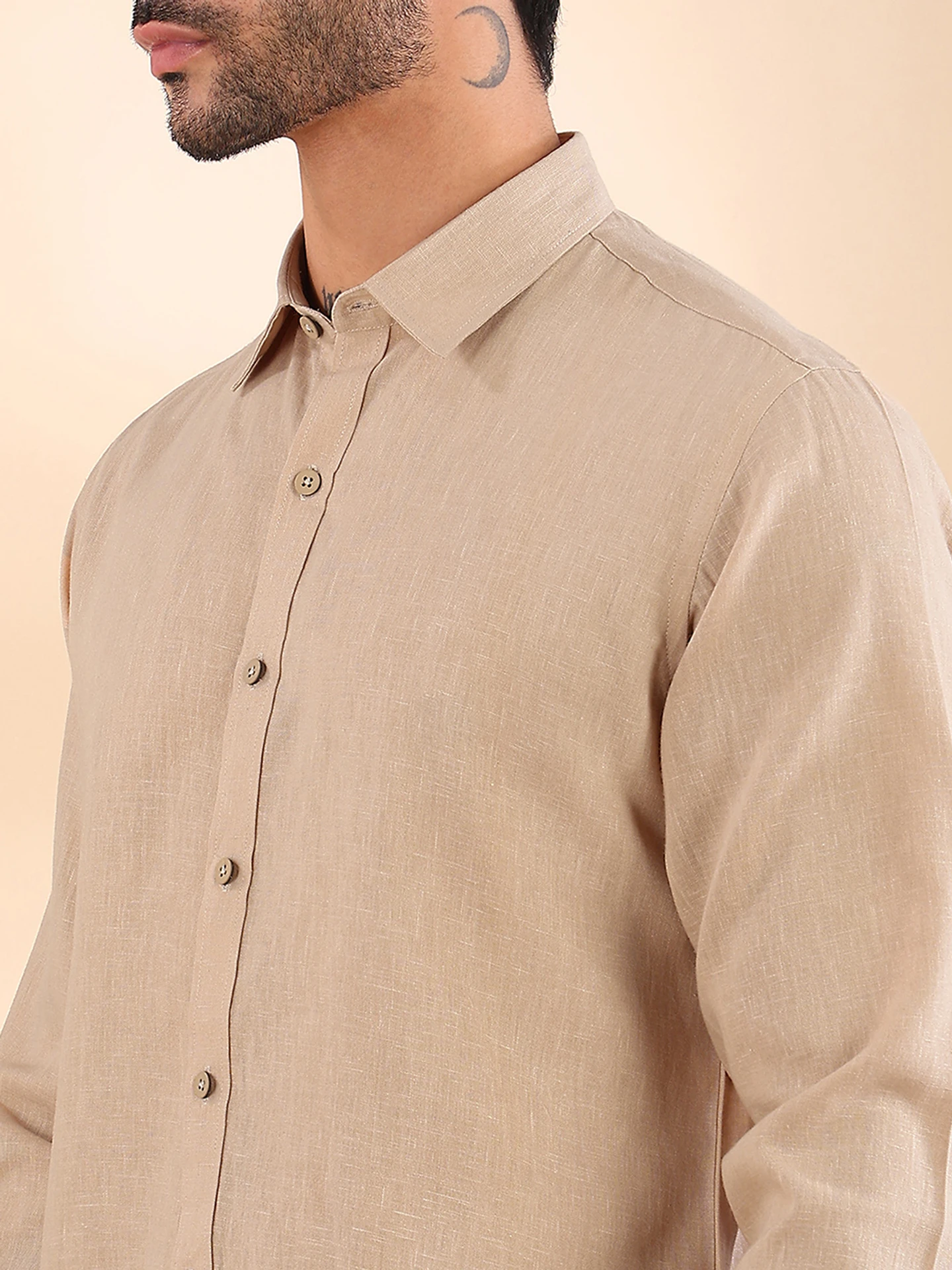 Men Linen Shirt Pant Set