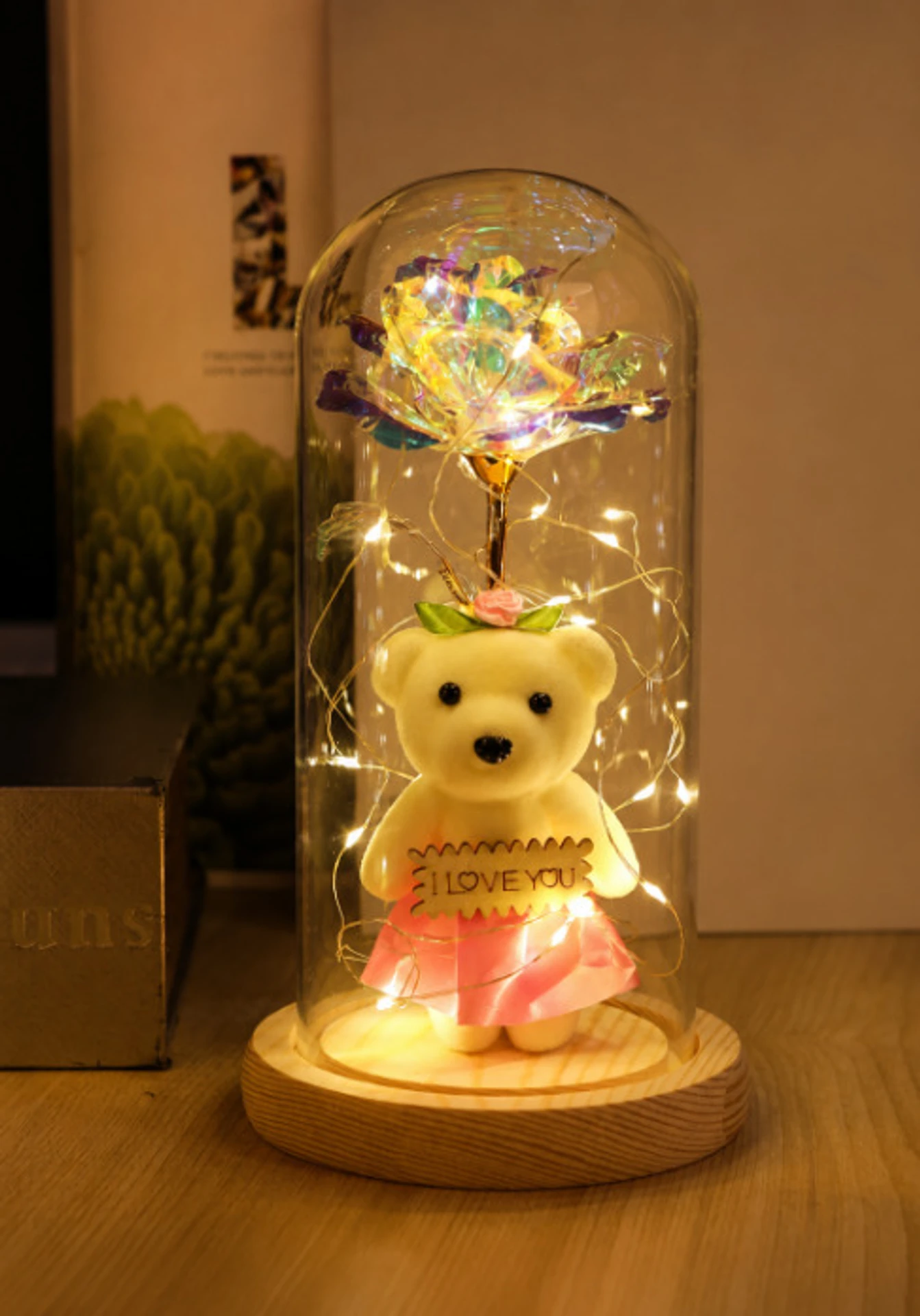 Artificial Flower Gift Set