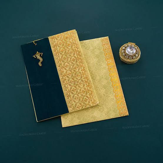 Delicate Hindu Wedding Card