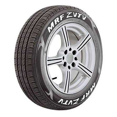 Black Round Shape Solid Mrf Car Tyre
