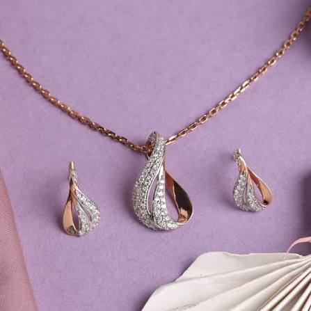 Silver Pendant Earrings Sets
