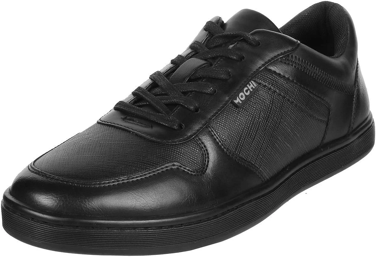 Mochi Men Black Casual Sneakers