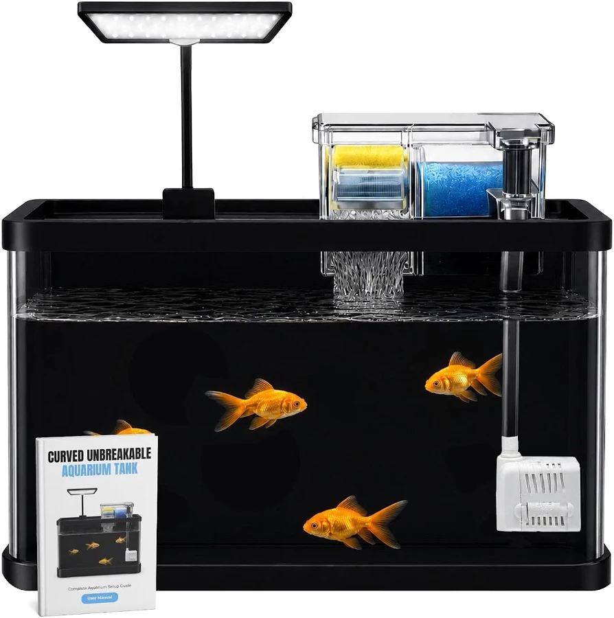 Unbreakable Curved Aquarium Tank