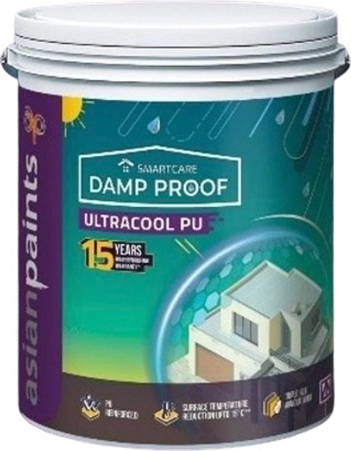 Asianpaints Damp Proof Ultra 20l Ultra Cool Pu White Emulsion Wall Paint