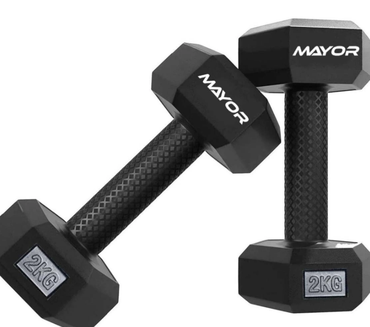 MAYOR Premium PVC 2KG Dumbbells