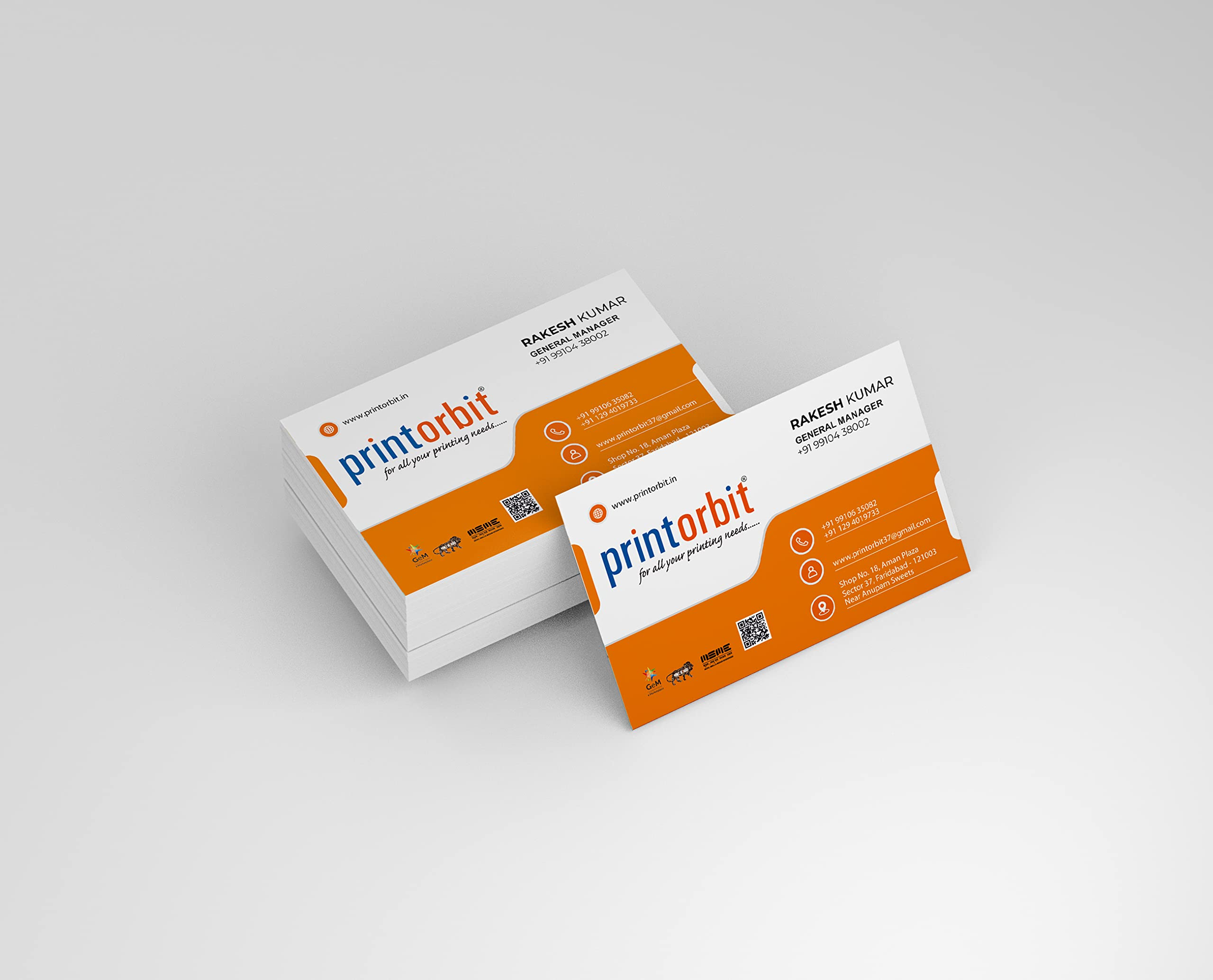 Printed Visiting Card