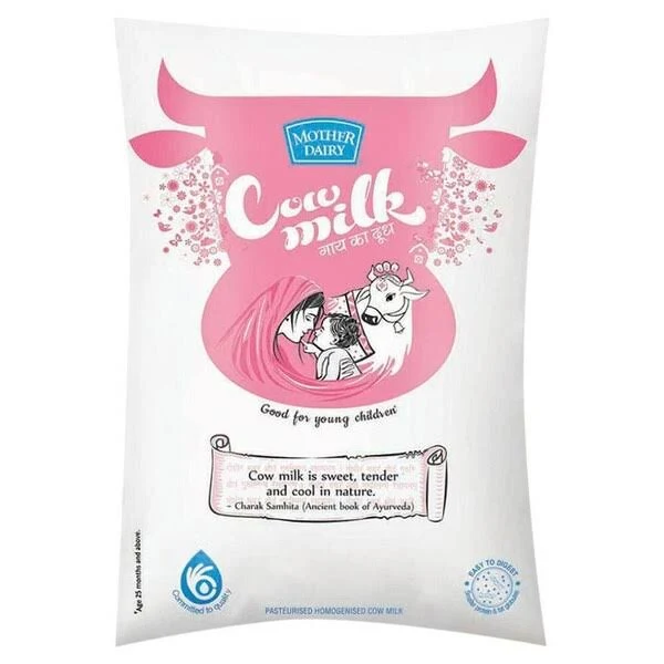 Mother Dairy Cow Milk 1 L