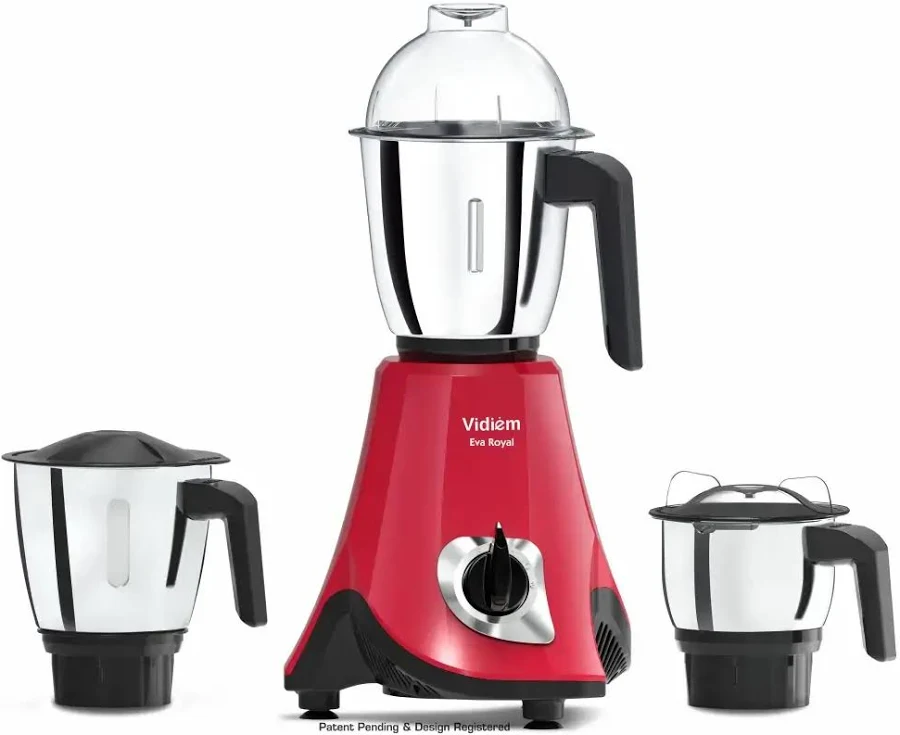 Vidiem EVA Royal 750W Mixer Grinder with 3 Jars