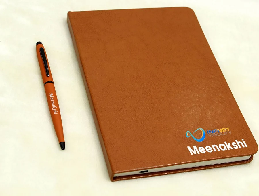 Personalized Dairy & Pen Combo TAN