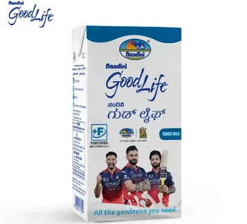 Nandini Goodlife Toned Milk 1 L
