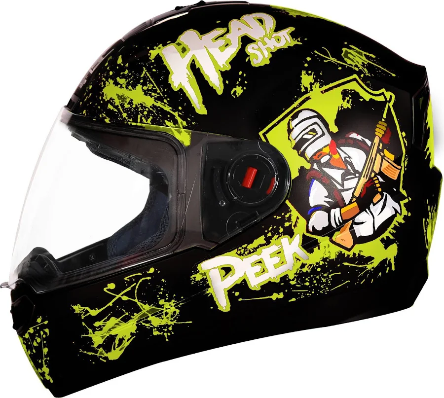 Steelbird SBA-1 Hitman ISI Certified Full Face Graphic Helmet