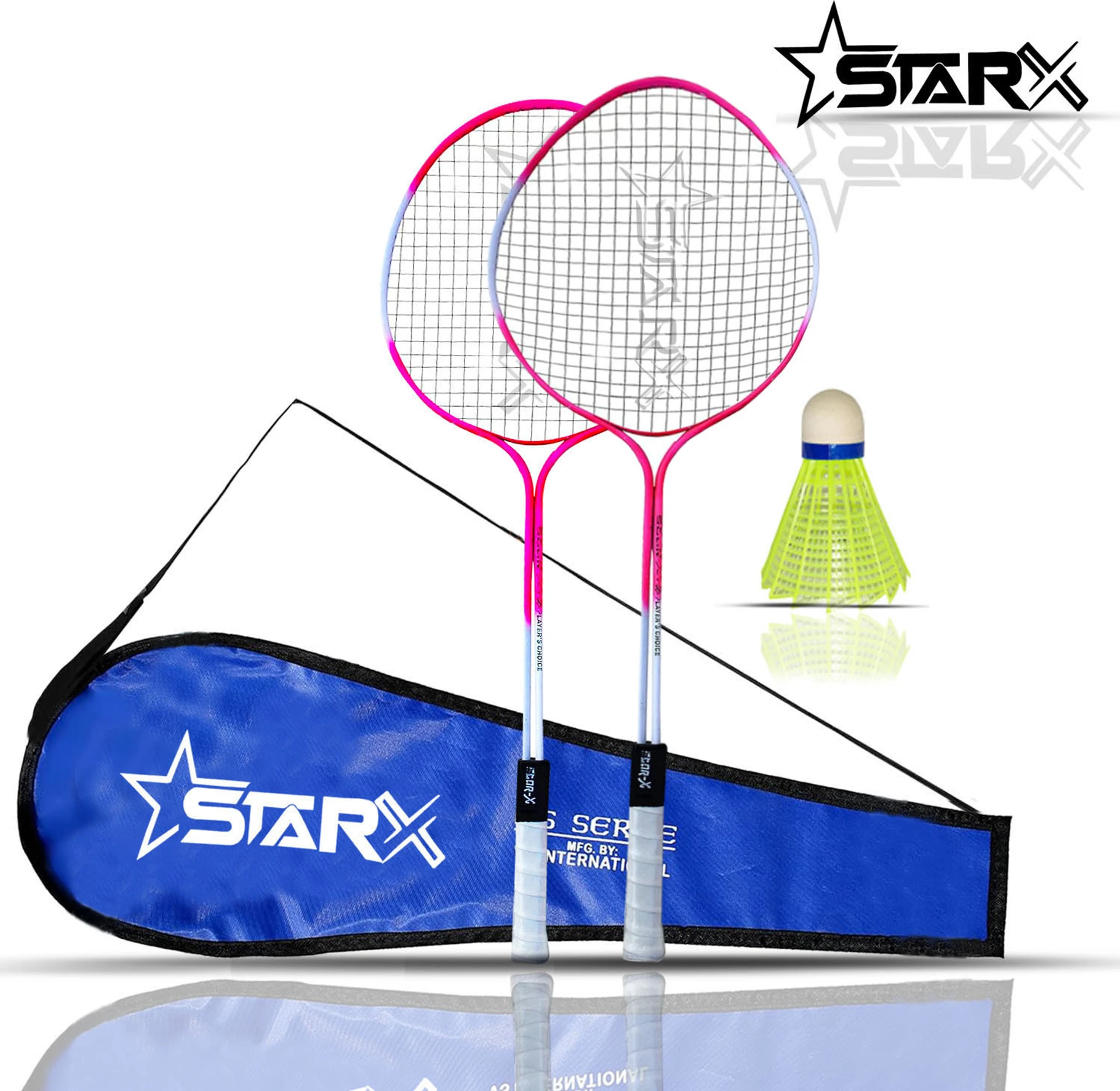 STARX Multi Double Shaft Badminton Racket