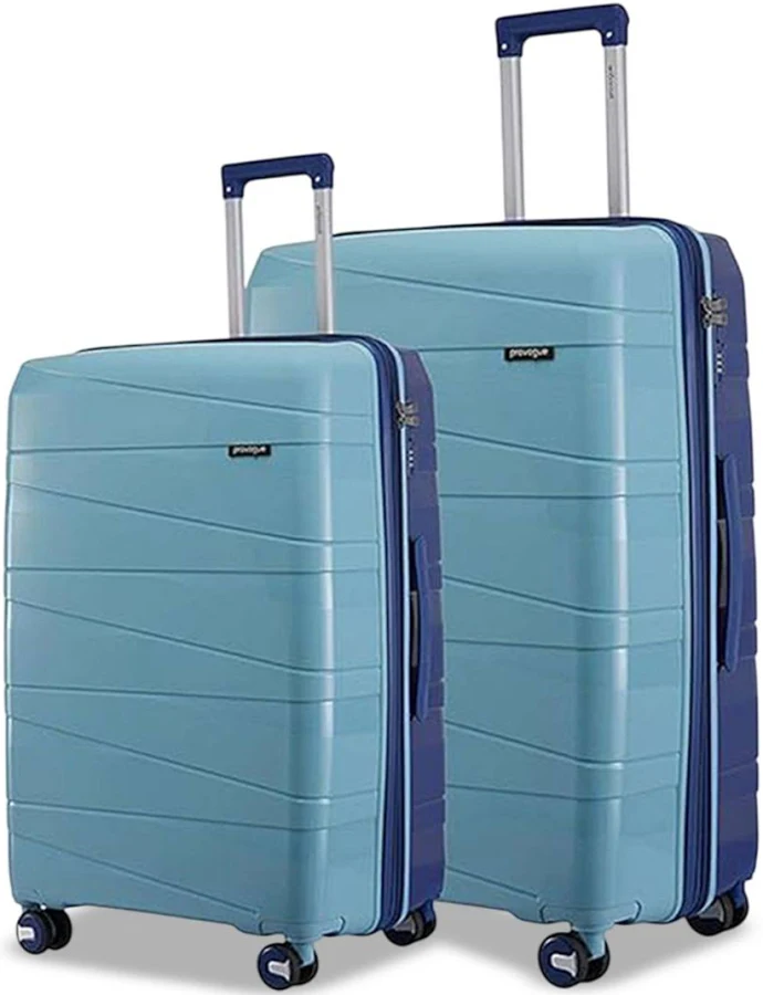 Provogue Azure Hard-Sided PP Set of 2 Luggage Suitcase