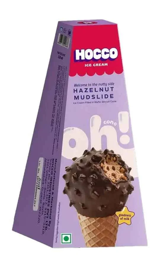 Hocco Hazelnut Mudslide Ice Cream Cone 135 ml
