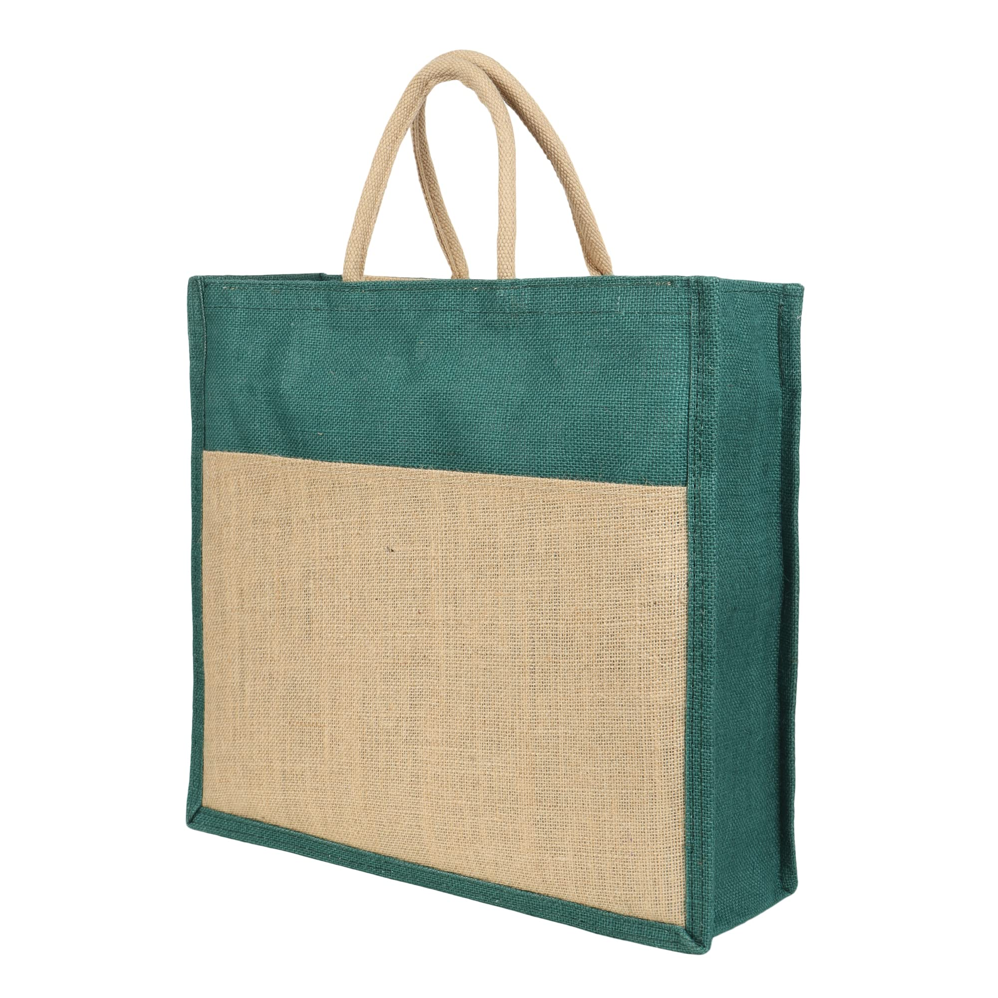 Eco Friendly Jute Unisex Vegetable Grocery Travel Shopping Tote Bag