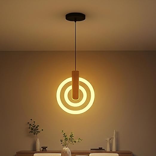 Lampmaster Modern 2-Ring LED Pendant Light