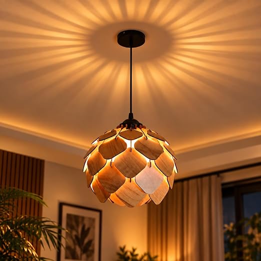 woodiography Wooden Ceiling lamp Pendant lamp