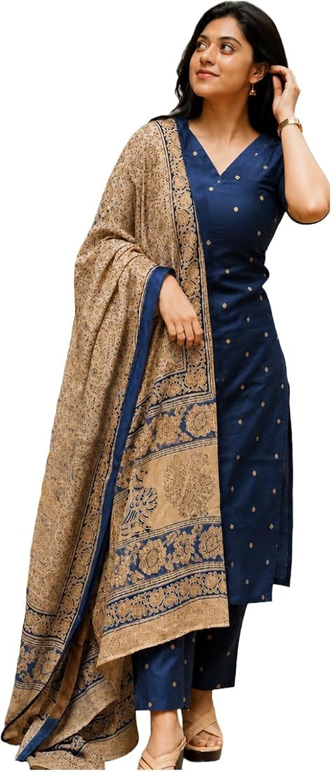 GoSriKi Kurta Set Women Viscose Printed
