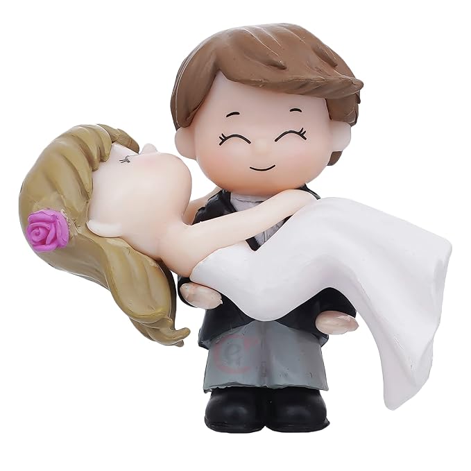 eCraftIndia Plastic Bride Couple Valentine Gift