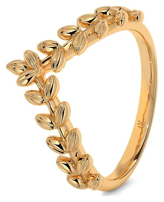BlueStone Ring In 22Kt Yellow Gold
