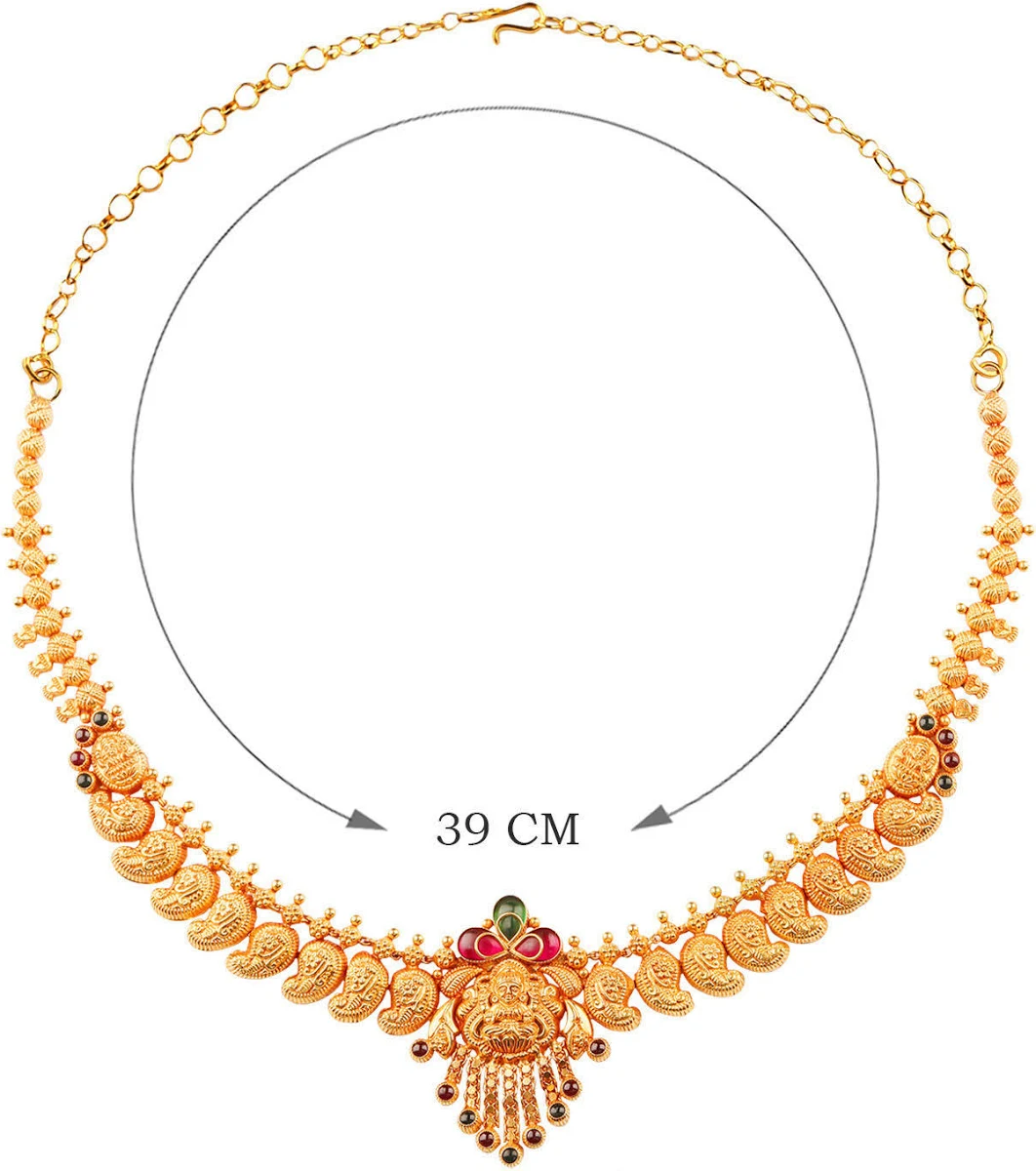 Joyalukkas 22 KT Lakshmi Radiance Gold Necklace ( 13.56g )