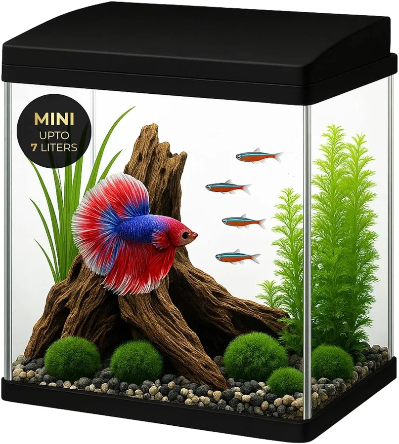 Mini 7L Aquarium Fish Tank