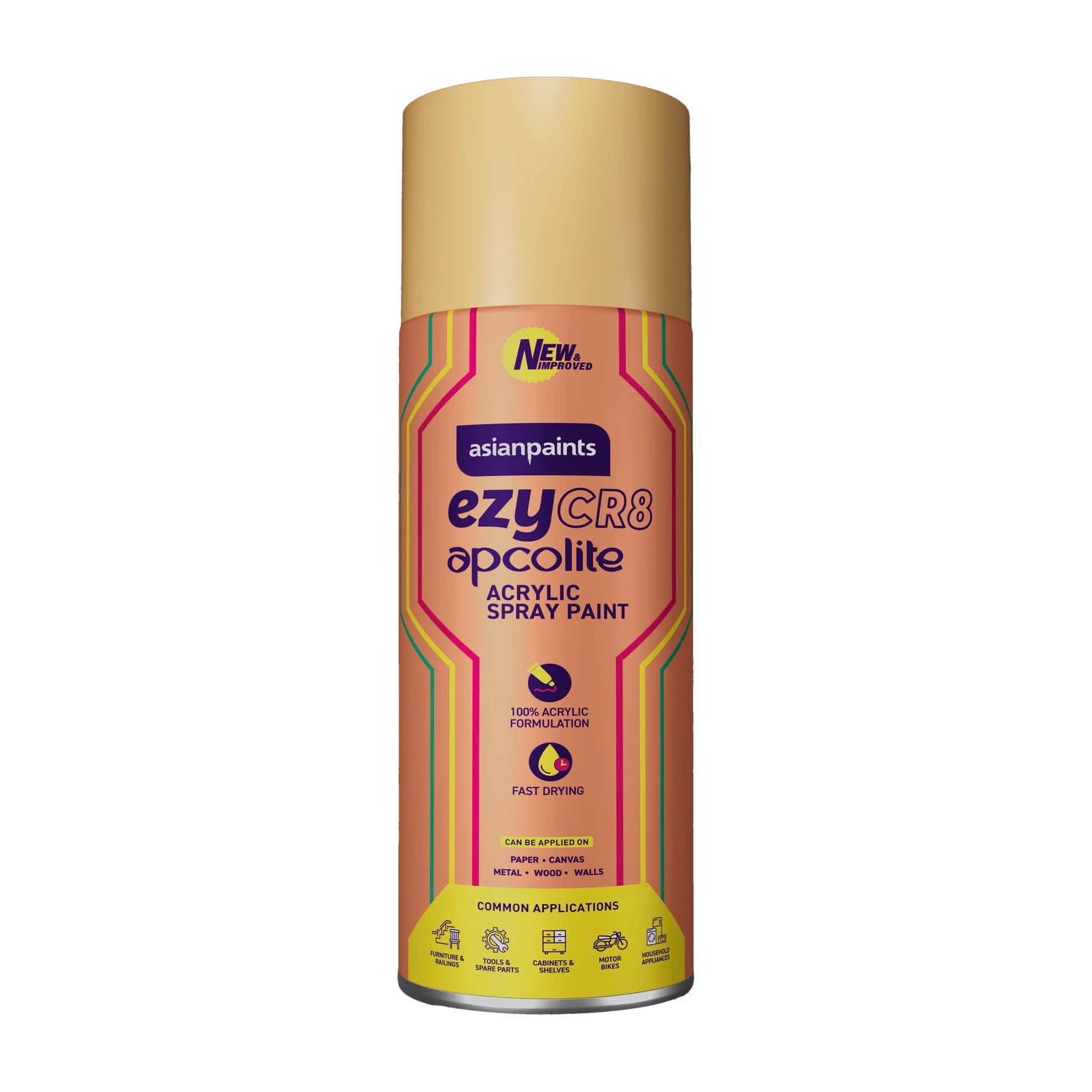 Asian Paints ezyCR8 Apcolite DIY 100% Acrylic |
