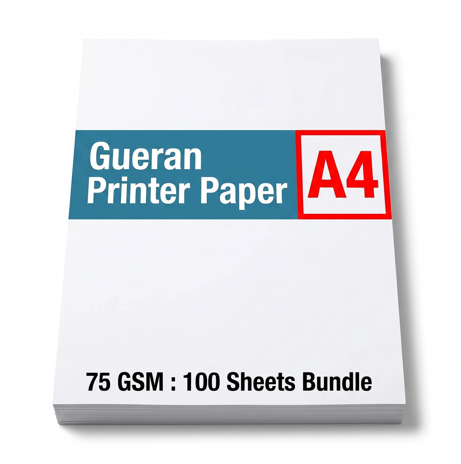 Gueran Stationary A4 White Sheets for Printe