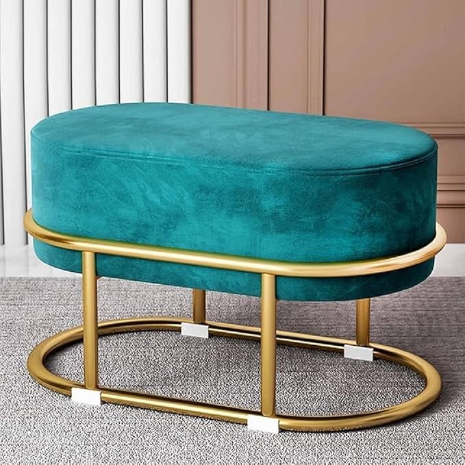 Ottoman for Living Room Metal Stool