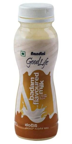 Nandini GoodLife Badam Flavoured Milk 180 ml (Bottle)