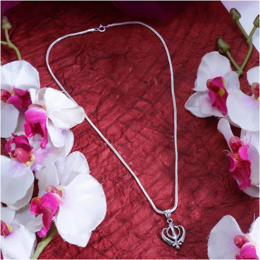 Sterling Silver Khanda Pendan